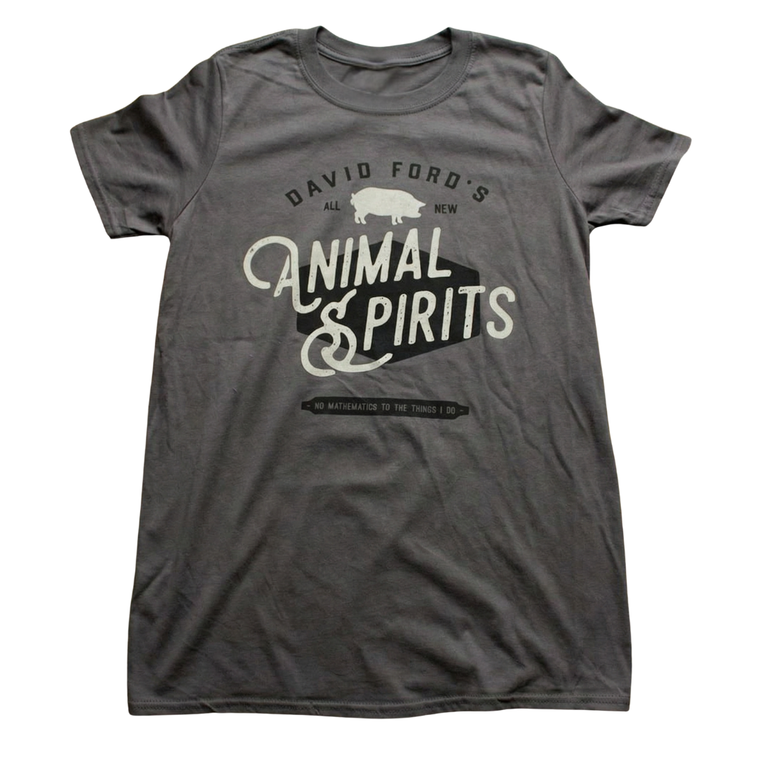 Animal Spirits - Charcoal Tee